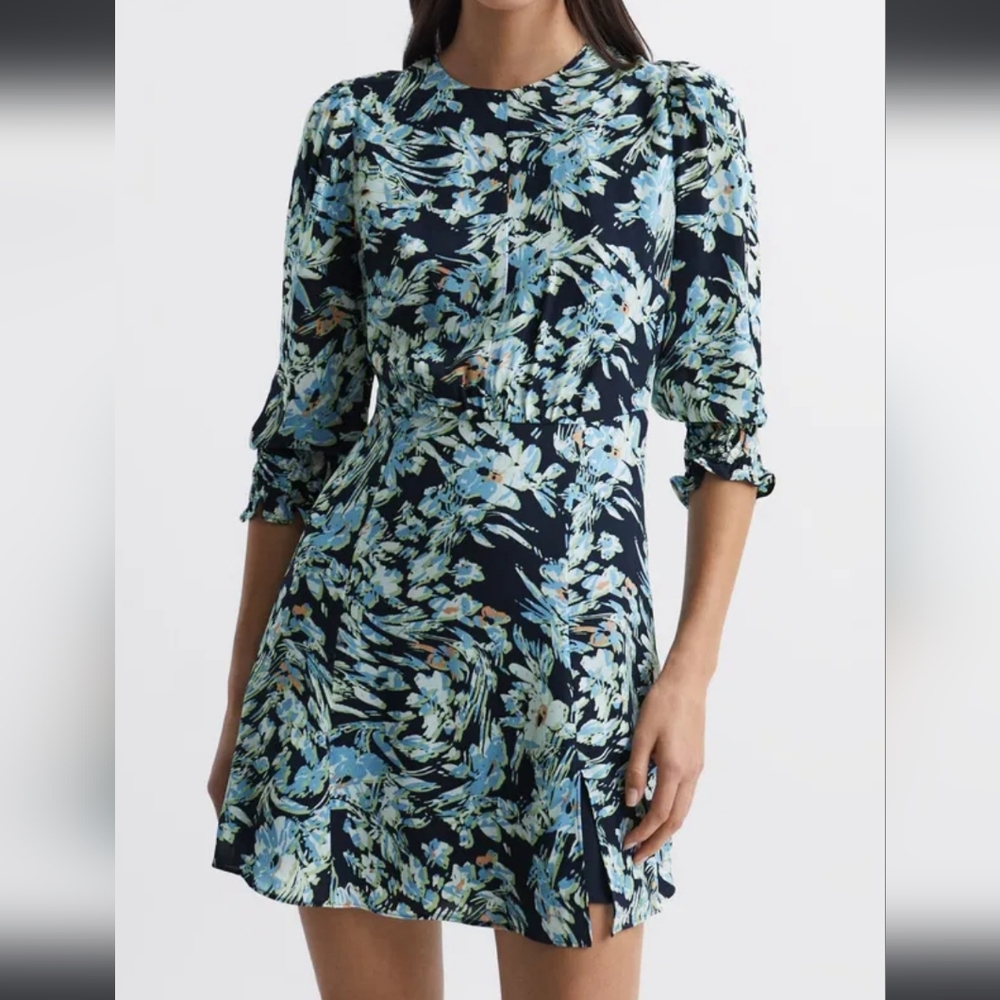 Reiss Annie Floral Dress Size 8